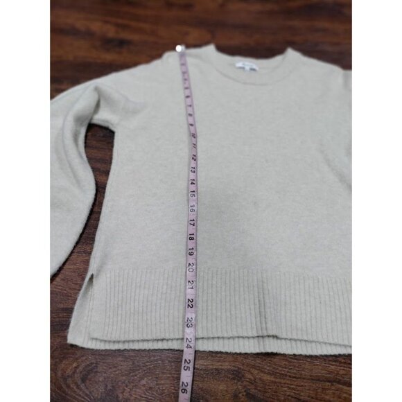 Madewell Beige Wool Alpaca Blend Sundry Destinations Crewneck Sweater Women's M - Picture 10 of 11